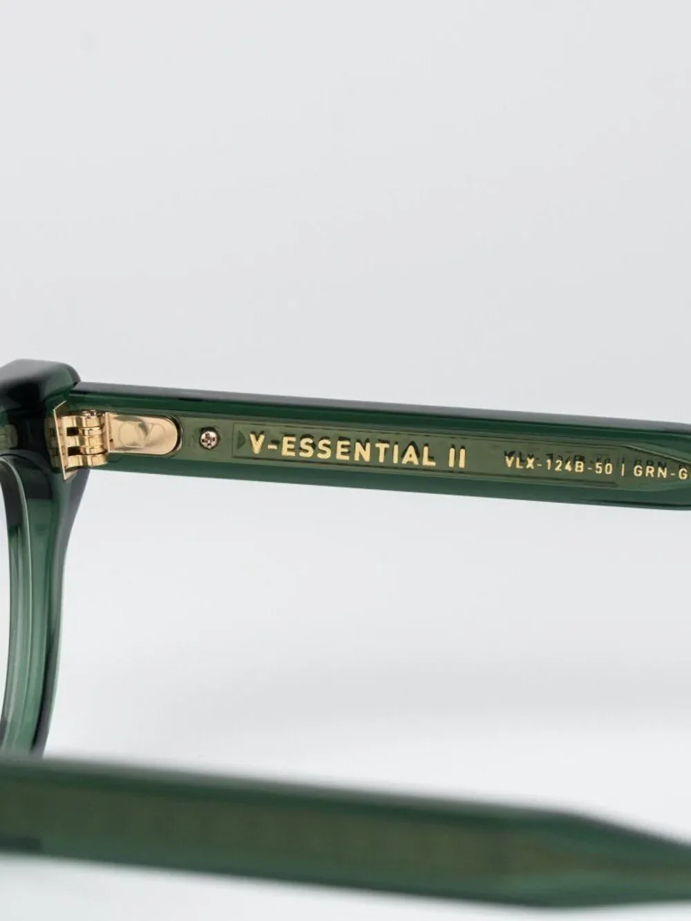 Valentino Women Eyeglasses Crystal Emerald Green Cat Eye V-ESSENTIAL II VLX-124